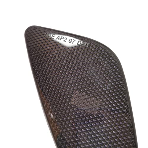 KYYET Left+Right Front Fender Side Marker Lights Lamps Assembly Compatible with 1997-2006 Jeep Wrangler TJ Marker Turn Signal Parking Lights Lamps Housing 55155629AC 55155628AC(Smoked Lens) by KYYET - Used condition - Image 4