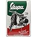 Nostalgic-Art Targa Vintage Vespa – The Italian Classic – Idea Regalo per Amanti degli Scooter, in Metallo, Design Retro per Decorazione, 20 x 30 cm