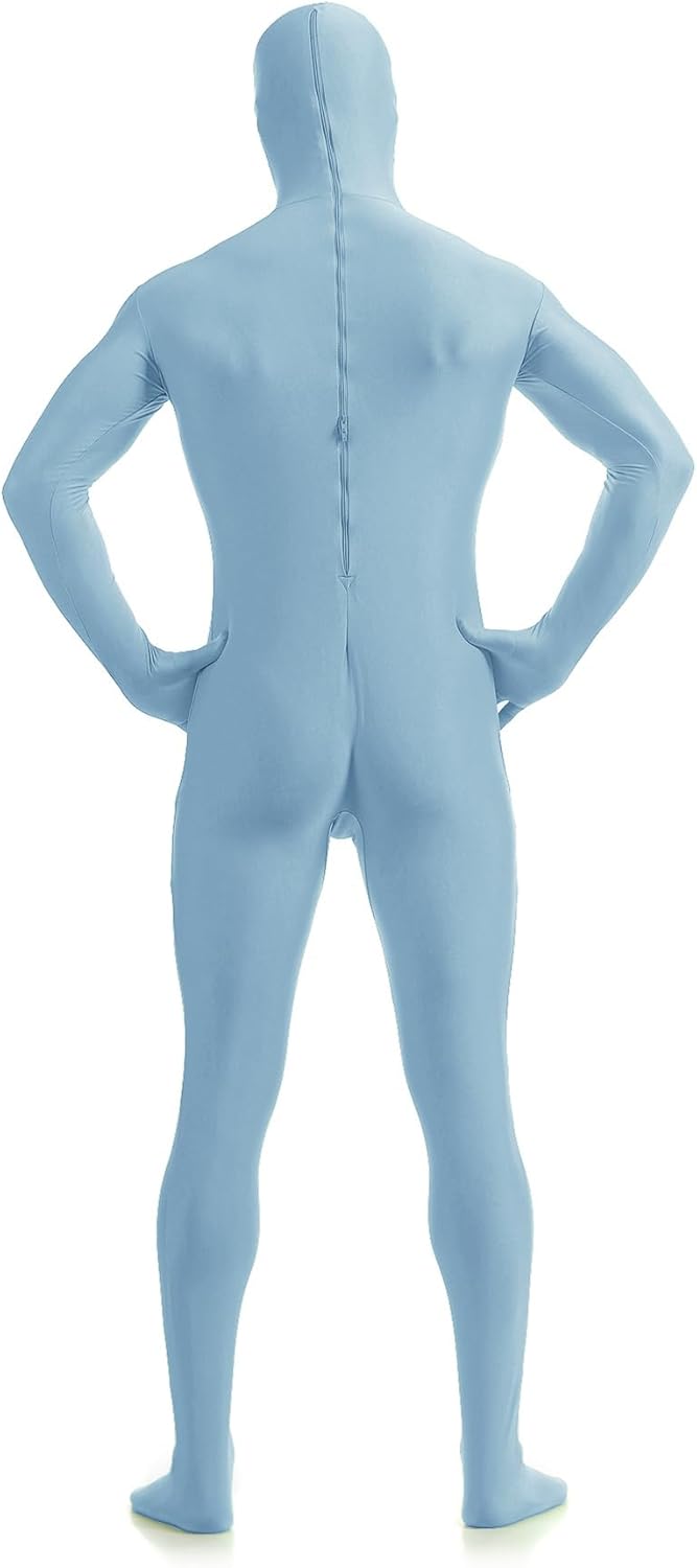 ATHX Men's and Women's Spandex Open Face Bodysuit Costume Adult Stretchy Halloween Cosplay Body Suit Zentai Suit Outfits - Image 3