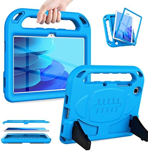 LEDNICEKER Kids Case for Samsung Galaxy Tab A7 10.4 2020, Samsung Tab A7 Case with Built-in Screen Protector, Shockproof Handle Kid-Proof Case for Galaxy Tab A7 SM-T500/T505/T507/T509- Blue