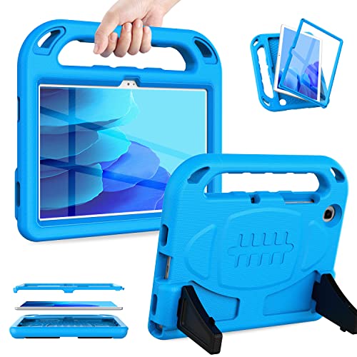 Ledniceker Kids Case For Samsung Galaxy Tab A7 10.4 2020, Samsung Tab A7 Case With Built-In Screen Protector, Shockproof Handle Kid-Proof Case For Galaxy Tab A7 Sm-T500/T505/T507/T509- Blue #TOP8