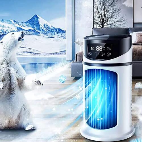 Portable Air Conditioner Fan,Evaporative Air Cooler,2022 Best Ultra-Quiet Evaporative Air Cooler Fan with Humidifier