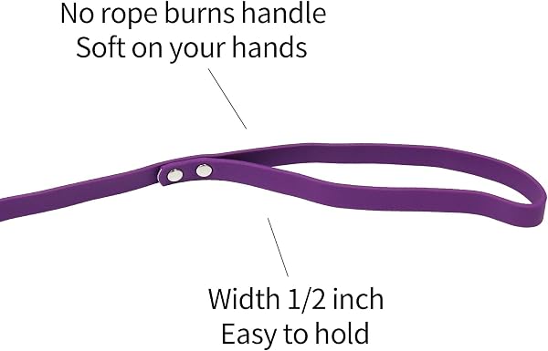 NIMBLE Long Leash Waterproof Training Longline Outdoor Dog Leash Great for Training, Beach, Yard, Play, Camping in use