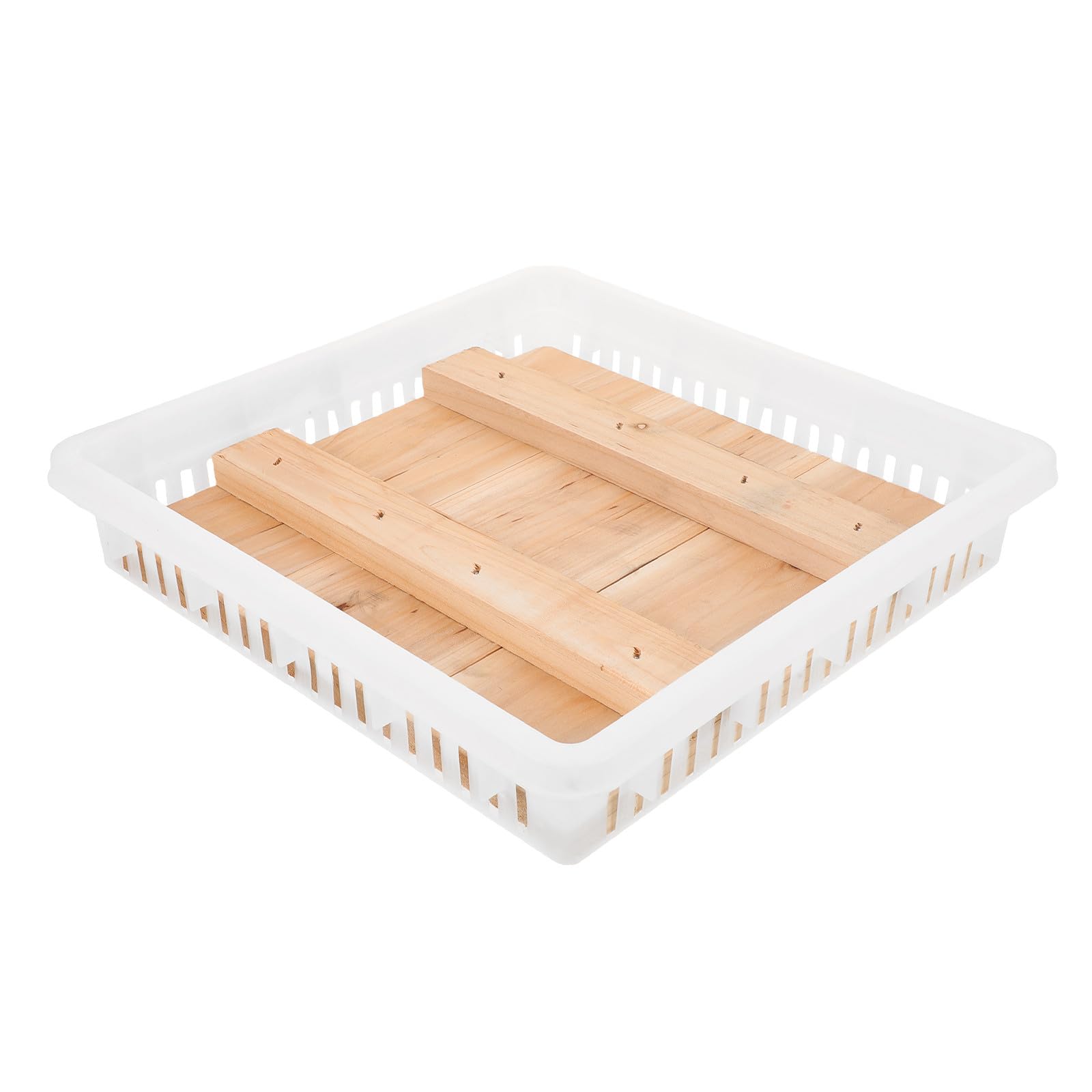 Presse à fromage maison en bois et plastique Luxshiny compacte pour cuisine