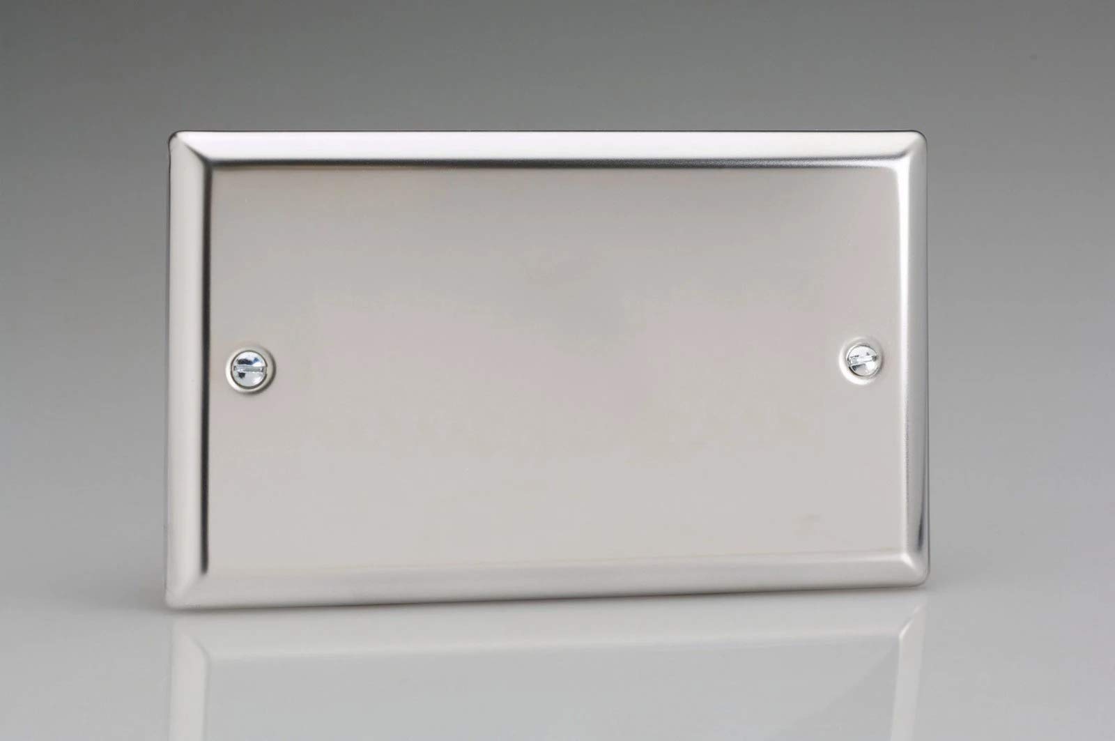 Varilight Double Blank Plate Mirror Chrome — image 1