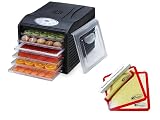 Samson 'Silent' Dehydrator 6-Tray with Plastic Trays - Digital Timer and...