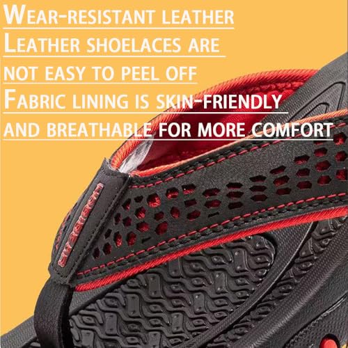 Mens Thong Sandals, Indoor and Outdoor Beach Flip Flop, Water Sandals Outdoor Athletic Thong Sandal Slippers3