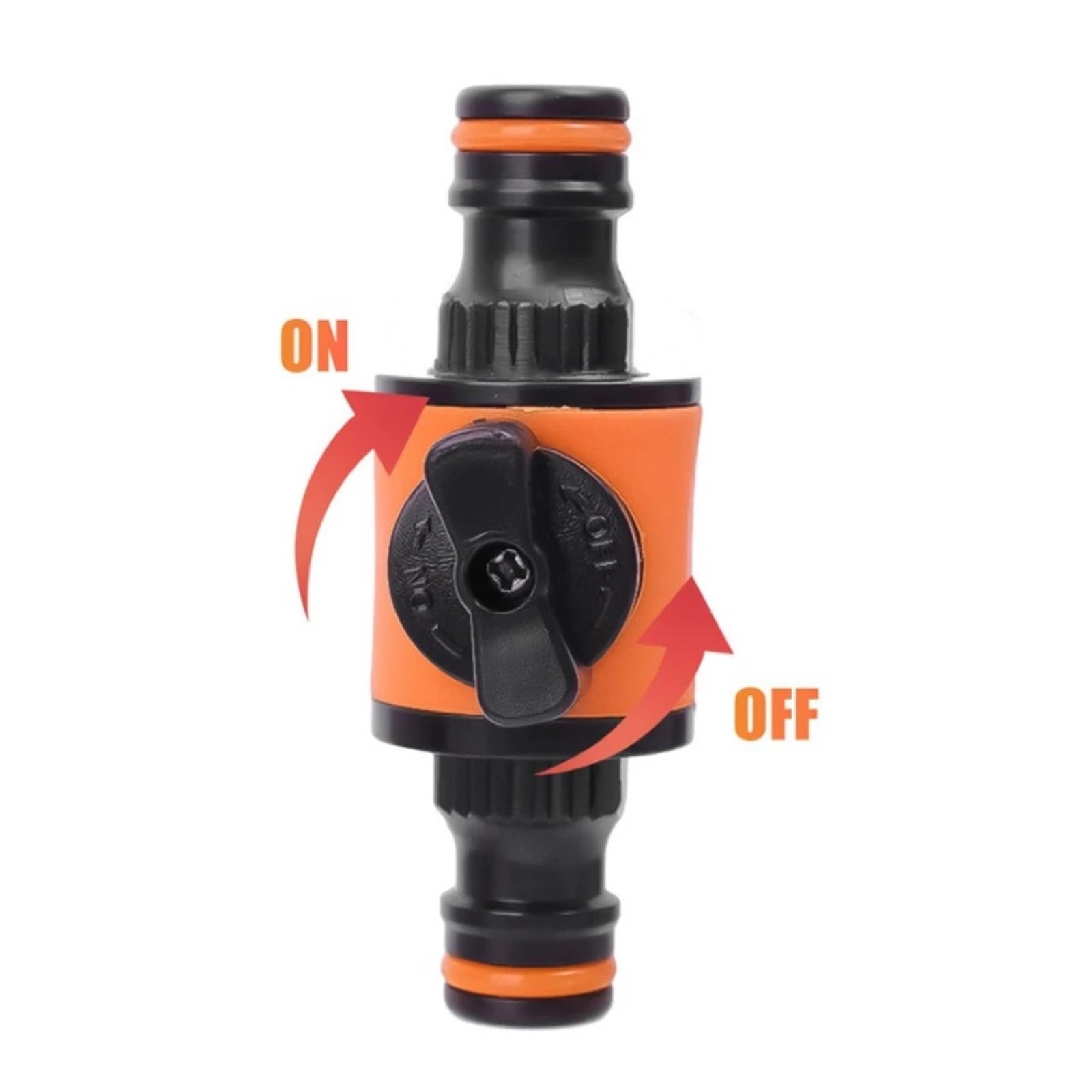1-30 pz Tubo da Giardino Rubinetto Valvola di Intercettazione Raccordo Connettore Tubo Accoppiatore di Arresto for Rubinetti Pistole A Spruzzo Sistema di Irrigazione(24Pcs)