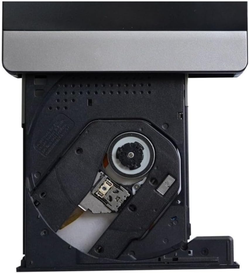 Gravador e Leitor de CD DVD Externo USB 3.0 – Drive Portátil para Notebook, PC e Laptop, Leitura e Gravação Rápida de Discos, Compatível com Windows, Mac e Linux