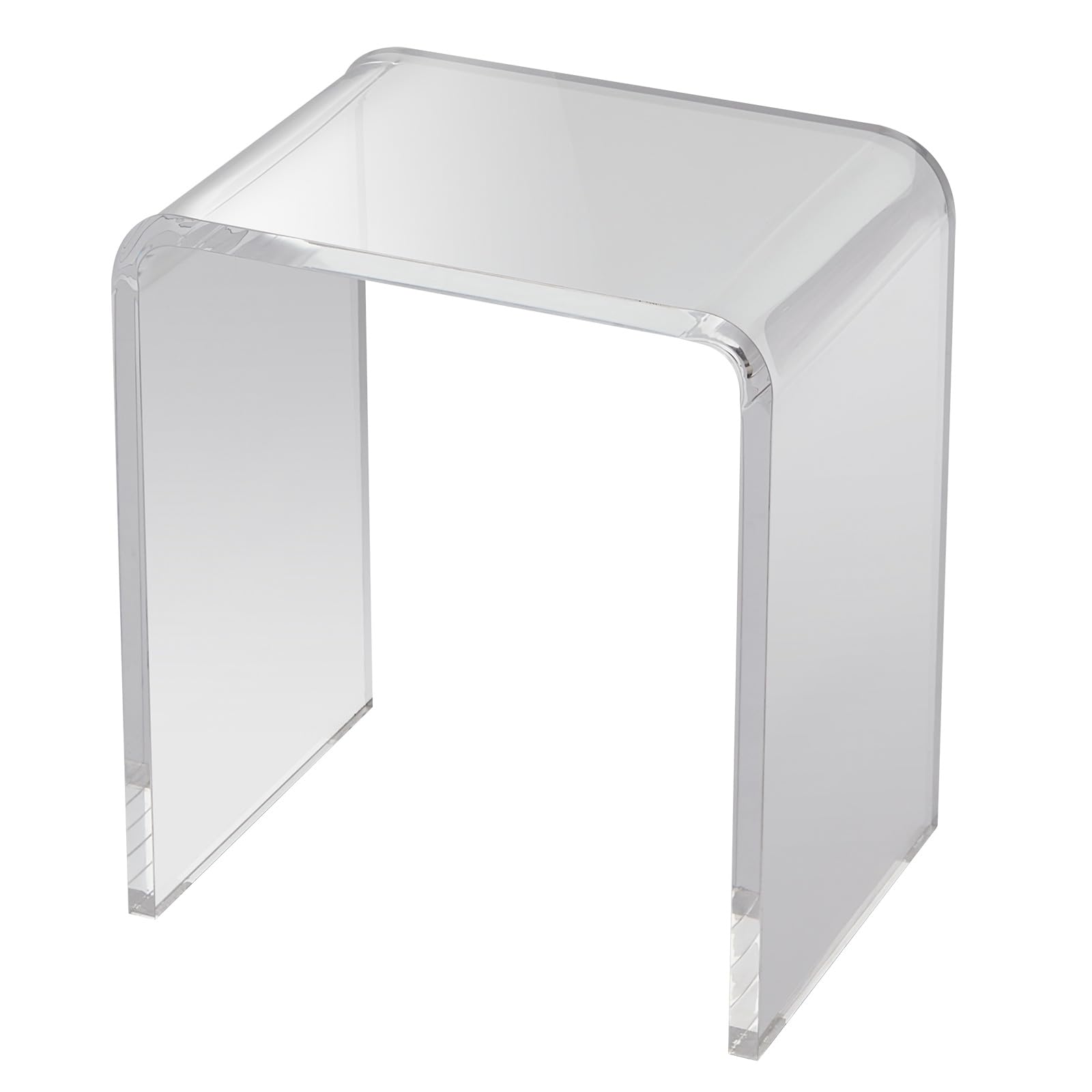 VEVOR Tavolino da Salotto 415x305x460 mm Tavolino da Soggiorno in Acrilico Capacità Carico max. 25 kg per Ufficio a Portata di Mano Soggiorno Camera da Letto Balcone Tavolino Caffè Trasparente Basso