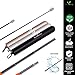 Collapsible Telescopic Stainless Steel Straw – Reusable Metal Straw with Case, Keyring, Cleaning Brush and Silicon Tip in a Giftable Box – Black Case