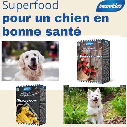 Smookies Banana & Peanut, 200 Gram Snacks für Hunde