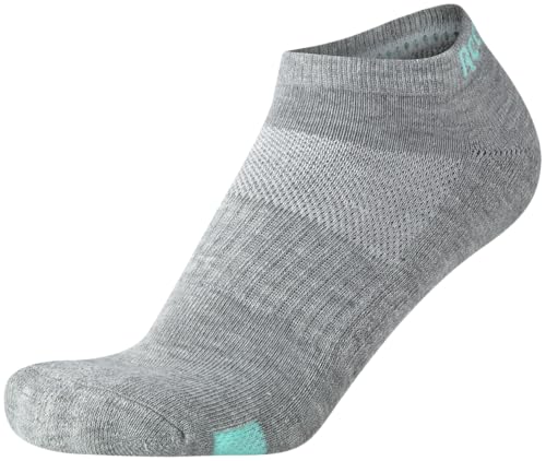 Image of Reebok Womens No Show Socks Moisture Wicking Cushioned Low Cut Socks 6 Pack
