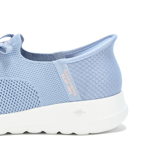 Skechers Women's Go Walk Joy Abby Hands Free Slip-Ins Sneaker, Blue, 8.5