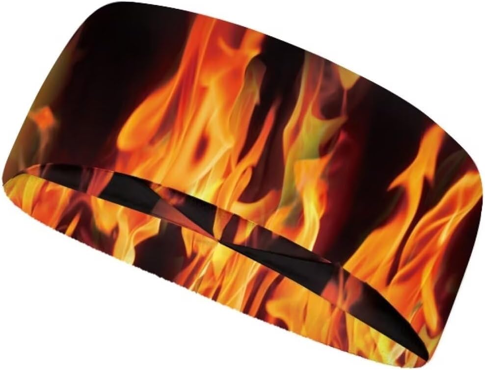 Unisex-Adult Sports Fashion Headband, Moisture Wicking Sweatband Headbands for Running, Basketball, Yoga