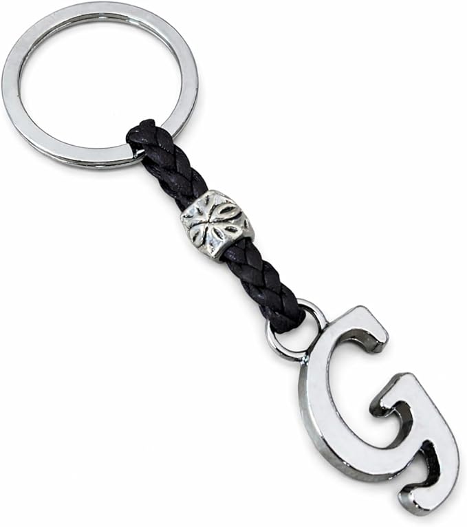ASTER ALHELÍ – Keyring with Personalised Name Initials – Leather Keyring Letters and Beads ASTER ALHELÍ – Keyring with Personalised Name Initials – Leather Keyring Letters and Beads