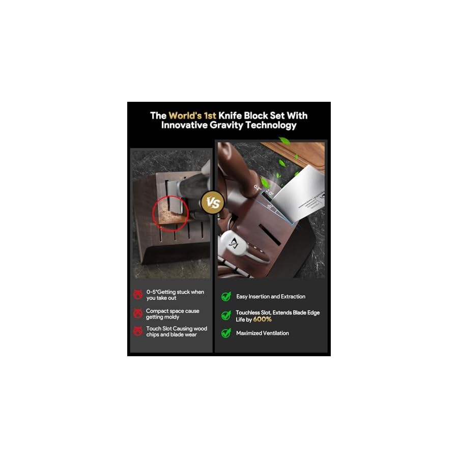 Knife-Set-New-15-Beveled-Easy-Insert-15-Pcs-Kitchen-Knife-Block-Set-with-Block-and-Sharpener-German-Vacuum-Oil-Cooled-Crafted-Countertop-Free-Steak-Knife-Set-Stainless-Steel-Brown CoquusAid Knife Set, New 15° Beveled Easy Insert, 15 Pcs Kitchen Knife Block Set with Block and Sharpener, German Vacuum Oil Cooled Crafted, Countertop-Free Steak Knife Set, Stainless Steel Brown