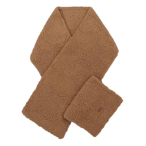 UGG Women's Sherpa Oversized Scarf, Caramel, One Size