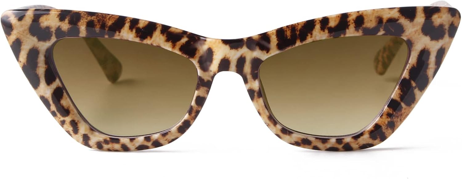 GIFIORE Retro Cat Eye Sunglasses For Women Vintage Narrow Pointy Cateye Sun Glasses - Image 4