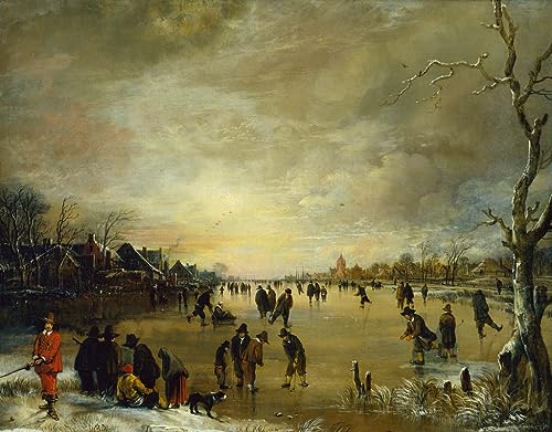 Tableau Toile Paysage d'Hiver pour Habiller un Grand Mur Vide