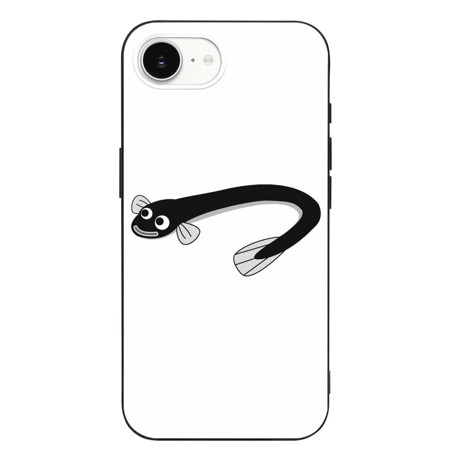 Amazon.co.jp: IPhone16E ケース かわいいウナギ 鰻 うなぎ 魚柄