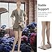 Full Body Mannequin 69 Inch Clothing Mannequin Female Clothes Form Stand Rotatable Detachable Head Arm with Metal Base Used for Display Clothing