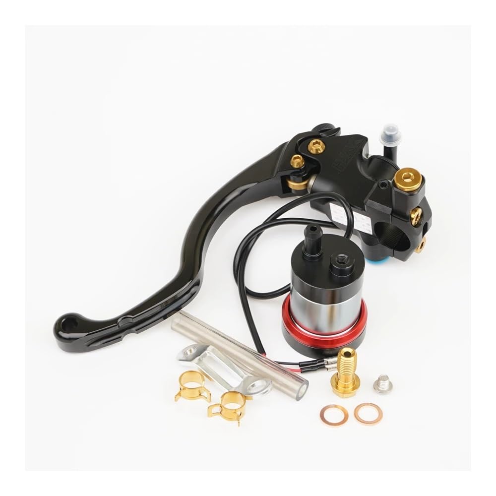 VghkDFCFH Motorcycle Clutch Lever Master Cylinder Brake Hydraulic Clutch Lever Universal 22mm for Ho&nda for Ya&maha for Aprilla for B&M&W Bike(Black Left)