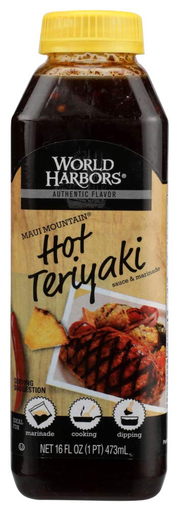 Amazon.com : World Harbors Maui Mountain Hot Teriyaki, 16-Ounce