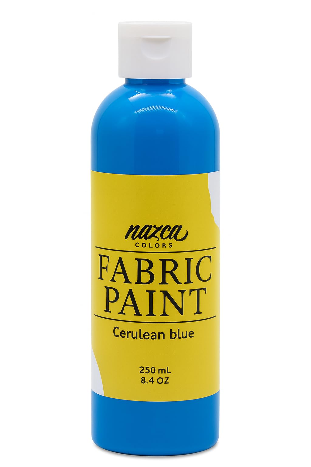 Nazca Colors Textile Paint Blue 250 ml – Permanent Fabric and Leather Paint Ideal for Painting Clothes, T-Shirts, Jeans, Bags, Fabric and Leather Trainers – High Coverage Capacity