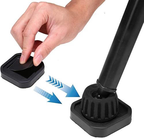 Miniatura 2 de Yupeak Copasprotectores de suelo para ruedas de muebles, tazas de silicona antideslizantes son ideales para muebles de ruedas pequeñaspatas de