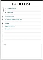 Vista 2 de Nokingo (3 Packs) To Do List Notepad - 50 Sheets/Pad, Total 150 Sheets, To Do List Pad with Check List Organizing, Tear Off, Simple Script, College