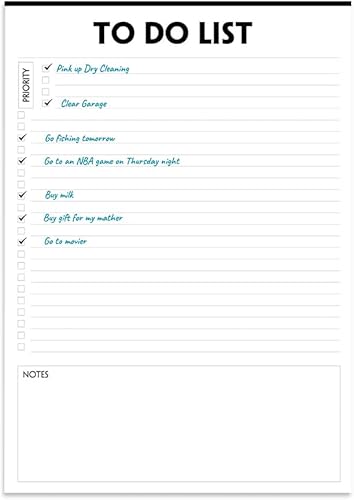 Miniatura 2 de Nokingo (3 Packs) To Do List Notepad - 50 SheetsPad, Total 150 Sheets, To Do List Pad with Check List Organizing, Tear Off, Simple Script, College