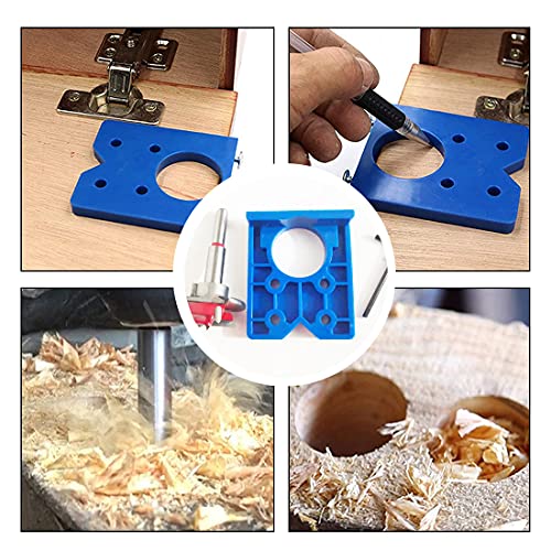 Miniatura 4 de Furnrubden Brocas Forstner Para Madera, 35 Mm Herramientas Tipo Forstner Bisagra Aburrido Agujero Sierra Cortador Para Herramientas De Madera, Acero Al Tungsteno Titanium Recubierto