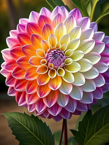 Dalias Rizomas.Hojas altas y grandes. Tolera el frío. ideal para embellecer el paisaje. （NVNJHJN）.-4 Rizomas-B