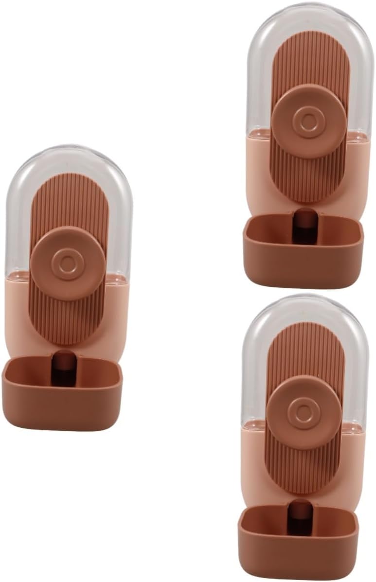 4pcs Cat Water Dispenser Hanging Type Pet Water Feeder for Dogs and Indoor Cats Automatic Watering Device for Cages Easy to Install View Design for Monitoring