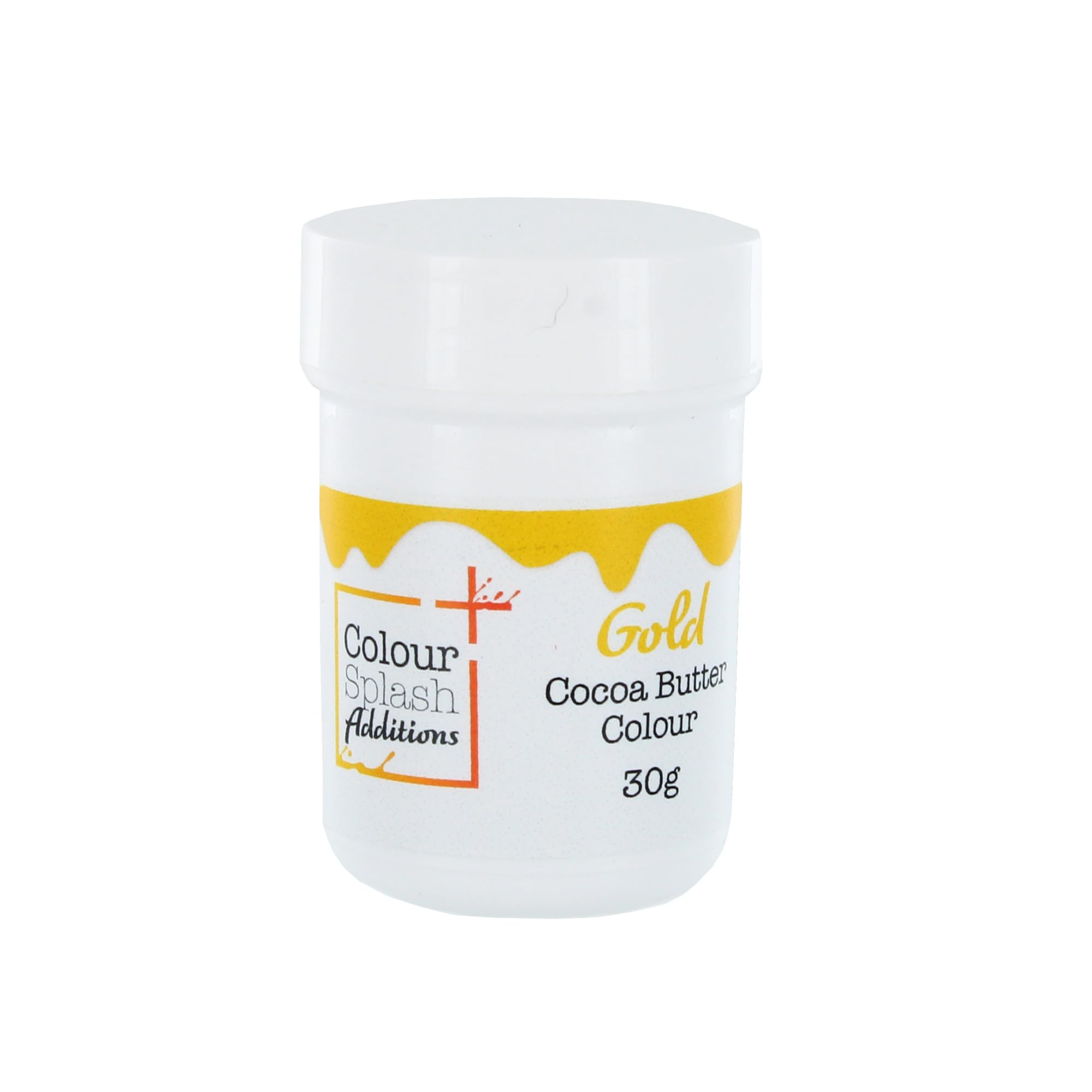 Colour Splash Additions Chocolate Colour | Gold Cocoa Butter For Cake Decorations, Truffles, Chocolates | Chocolate Paint - 30g