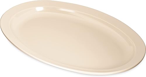 Miniatura 4 de Carlisle - Kingline - Platos de melamina., Bronceado, 12