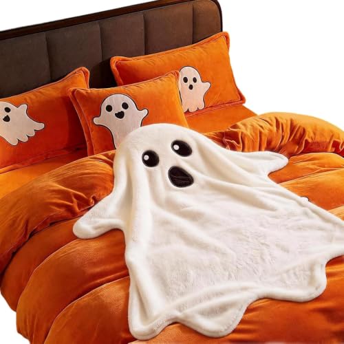 Generisch Couverture en flanelle douce pour Halloween
