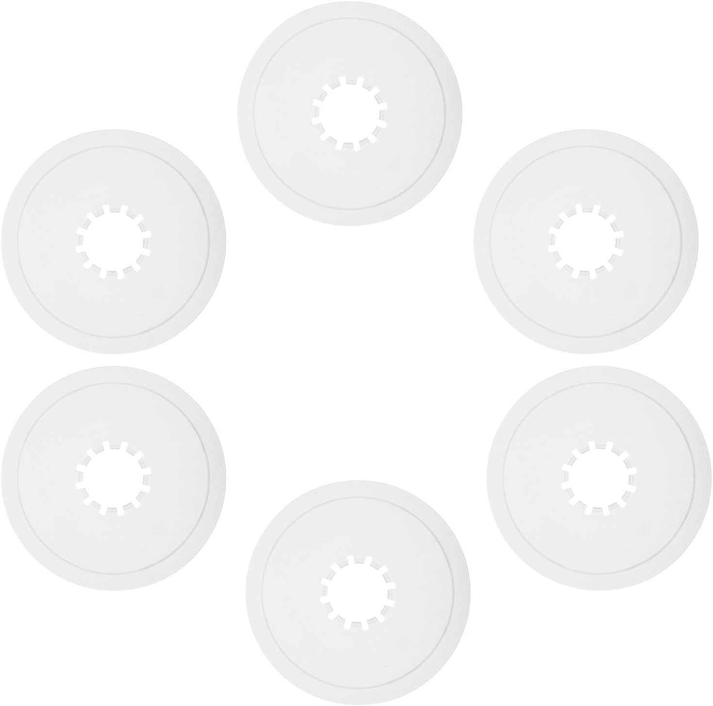 Abaodam 6pcs Bike Spoke Protector Guard for Mountain and Road Bikes, Abs Plastic Chainwheel Protective Cover with Sturdy Protection and Easy Installation, for DIY Repair and Maintenance,