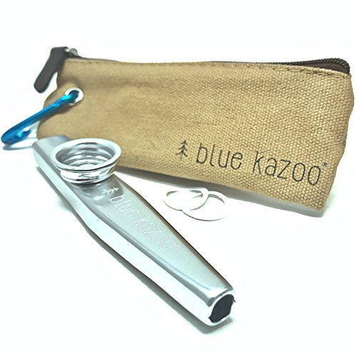 The Original Blue Kazoo – Aluminum Musical Instrument – Ultralight Backpacking Kazoo...