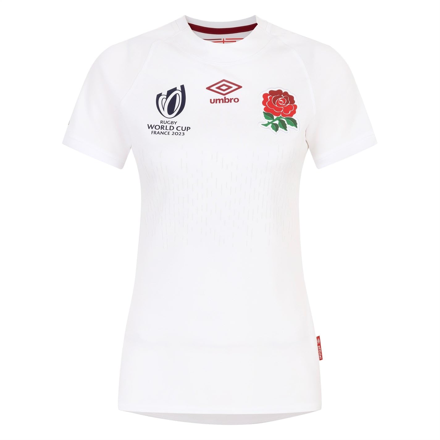 Umbro Womens England Rugby Home Shirt RWC 2023 White XXL