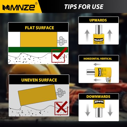 MMNZE 10T 50mm/2" Stroke Hydraulic Cylinder Jack Porta Power Ram Jack Single Acting Lifting Cylinder Retract Automatically for Machinery Ship Bridge Construction by MMNZE - Used condition - Image 5