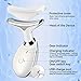 7 Color LED Neck & Face Massager, Heated Skin Care Device, USB Rechargeable Vibrating Neck Beauty Tool, Portable Anti-Aging Facial Massager