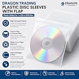 100 x Premium 120 mikronów płyta CD z klapą firmy Dragon Trading®