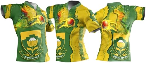 Unisex Cricket Shirt South Africa | Best SA Cricket Shirt