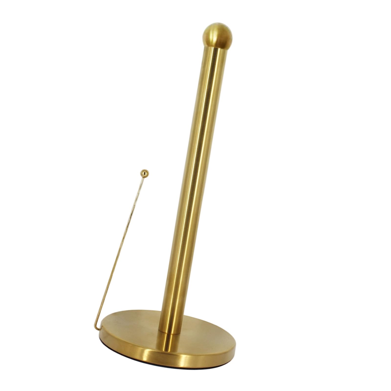 CUNZJIA Stainless Steel Kitchen Countertop Paper Towel Holder Vertical Tissue Holder Rack Tissue Stand Napkin Rack Enduring