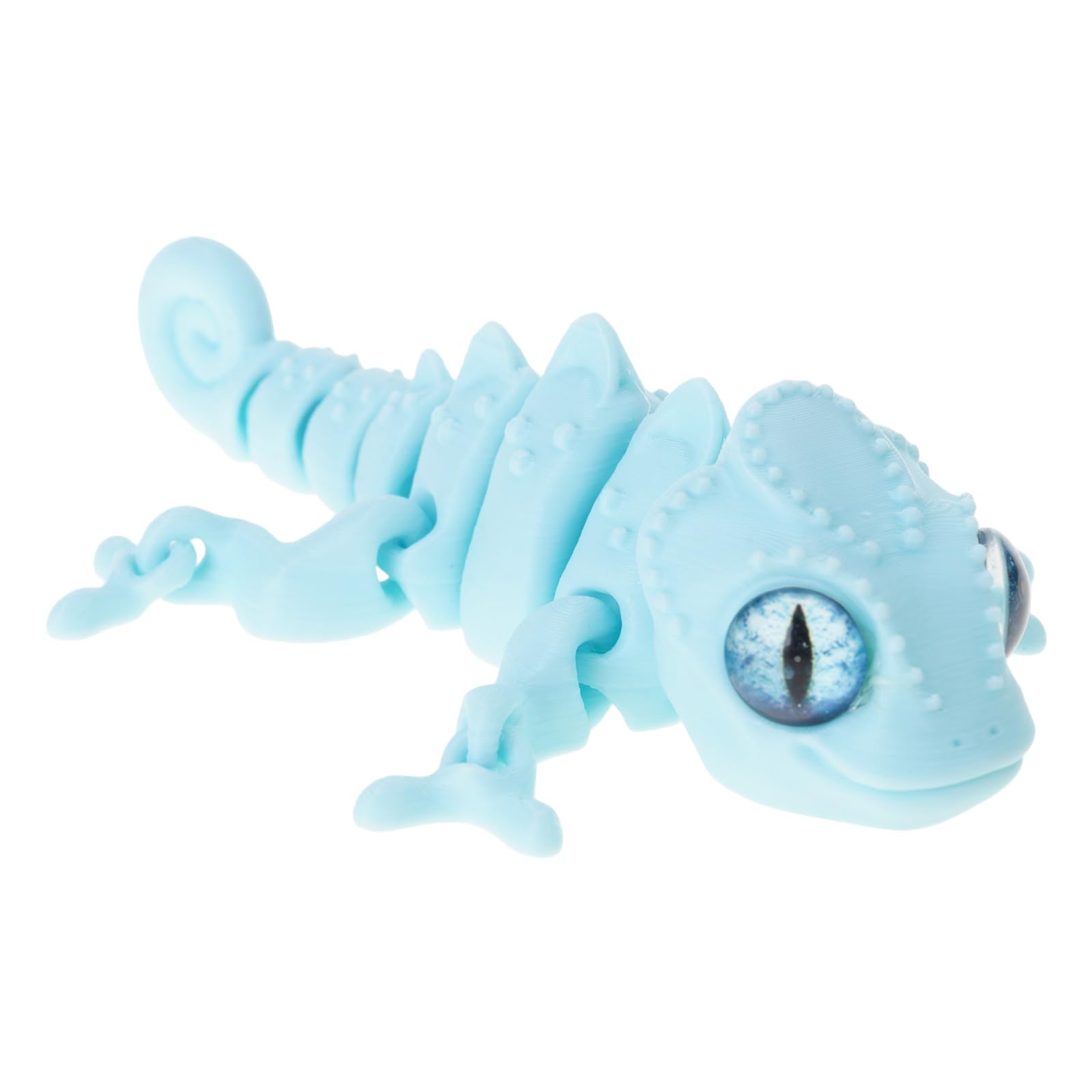 ljhnba Miniature Gradients Color Reptiles Statue Articulated Joints Decoration Compact Desk Decors