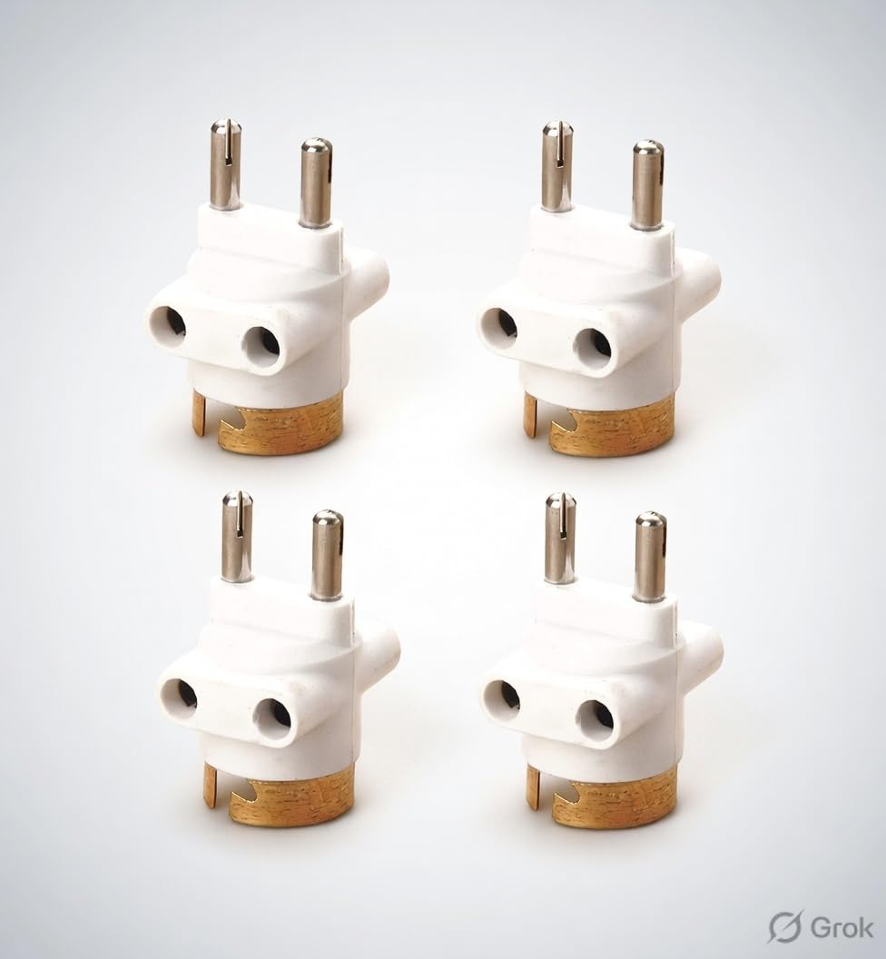 A. SHARIF 2 Pin Adapter - Bulb Holder & Plug -4