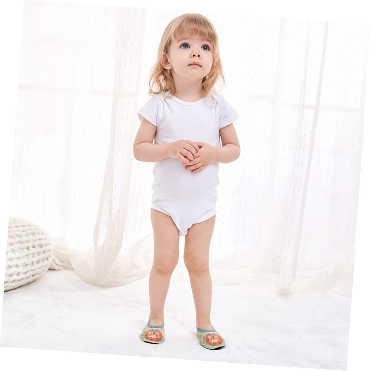 Amosfun 6paare Junge Mädchen Anti-rutsch Socken Mit Cartoon-motiven Bequeme Und Leichte Haussocken Für Jungen Und Mädchen Für Drinnen Und Beim Laufen Lernen Zufällige Designs