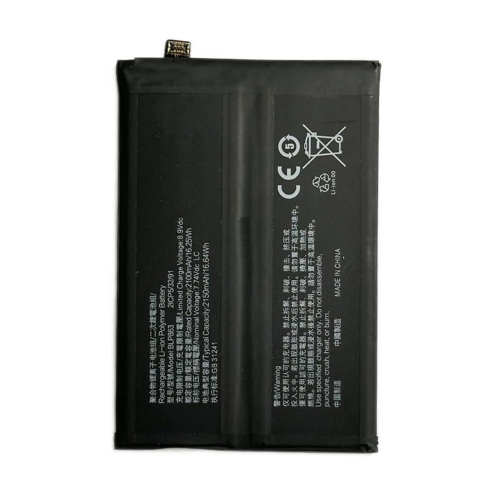 Batteria di ricambio Premium per Oppo Reno 6 5G - 4300mAh - Qualità identica al modello BLP863 con kit di riparazione 10 Strumenti